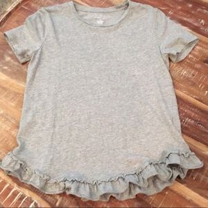 Banana Republic Signature Tee Ruffle Size Small